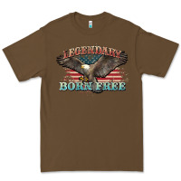 Cacao legendary born free eagle Premium Tee - NancyCooperArtShop