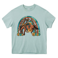 Arona bucking bronco rodeo rainbow Heavy Core Tee - Artiststas