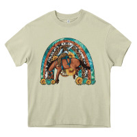 Mossy bucking bronco rodeo rainbow Heavy Core Tee - Artiststas