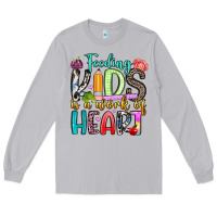 Moon Dust feeding kids is a work of heart Long Sleeve Tee - Artiststas
