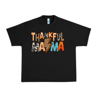 Black Thankful Mama Urban Heavy Tee - MaliasSmallBusiness