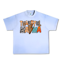 Grape Ice Thankful Mama Urban Heavy Tee - MaliasSmallBusiness
