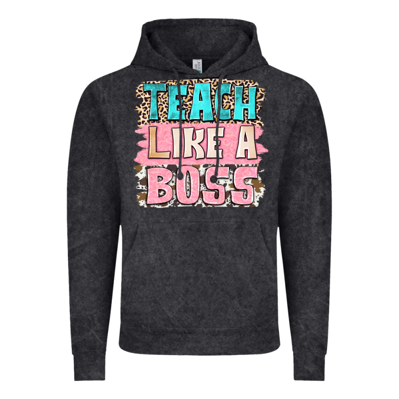 Teach Like A Boss Vintage Hoodie by NancyCooperArtShop | Teevron
