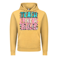 Vintage Mustard teach like a boss Vintage Hoodie - NancyCooperArtShop