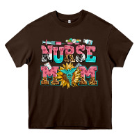 Chocolate Brown nurse mom Heavy Core Tee - AdoDesignShop