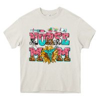 Cream nurse mom Heavy Core Tee - AdoDesignShop