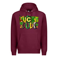 Burgundy Lucky dude  St. Patrick's Day Premium Hoodie - CowGirlArtShop