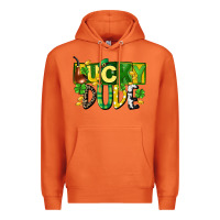 Carrot Lucky dude  St. Patrick's Day Premium Hoodie - CowGirlArtShop