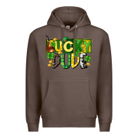 Coffee Lucky dude  St. Patrick's Day Premium Hoodie - CowGirlArtShop