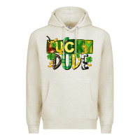 Oatmeal Heather Lucky dude  St. Patrick's Day Premium Hoodie - CowGirlArtShop