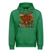 Emerald Just a Little Moody Urban Hoodie - CowhideDigitalArt