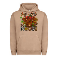 Pigment Burro Just a Little Moody Urban Hoodie - CowhideDigitalArt