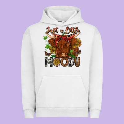 Just A Little Moody Urban Hoodie Designed By Cowhidedigitalart