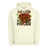 Pigment Pistachio Just a Little Moody Urban Hoodie - CowhideDigitalArt