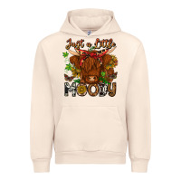 Sandshell Just a Little Moody Urban Hoodie - CowhideDigitalArt
