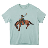 Arona bucking bronco cowboy rodeo Heavy Core Tee - Artiststas