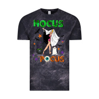 Cloud Black hocus pocus with witch Vintage Tee - NancyCooperArtShop