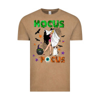 Vintage Coffee hocus pocus with witch Vintage Tee - NancyCooperArtShop