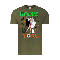 Vintage Olive hocus pocus with witch Vintage Tee - NancyCooperArtShop