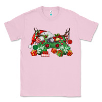 Bubblegum Pink Christmas Game Controller Classic Tee - MaliasSmallBusiness