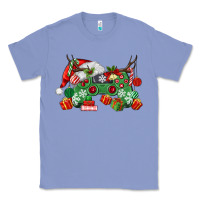 Colony Blue Christmas Game Controller Classic Tee - MaliasSmallBusiness