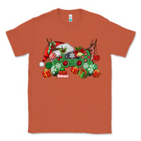 Copper Christmas Game Controller Classic Tee - MaliasSmallBusiness
