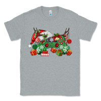 Heather Grey Christmas Game Controller Classic Tee - MaliasSmallBusiness