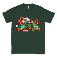 Sports Green Christmas Game Controller Classic Tee - MaliasSmallBusiness