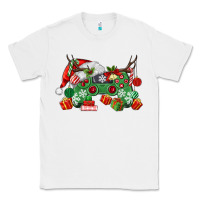 White Christmas Game Controller Classic Tee - MaliasSmallBusiness