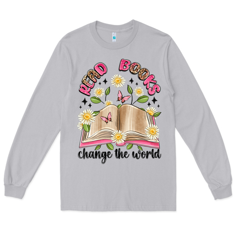 Read Books Change The World Artiststas Long Sleeve Tee by Artiststas | Teevron