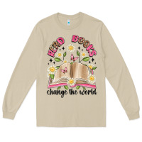 Mushroom read books change the world artiststas Long Sleeve Tee - Artiststas