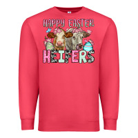 Cardinal Happy Easter Heifers Premium Sweatshirt - OliviaCreatesArt