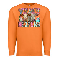 Carrot Happy Easter Heifers Premium Sweatshirt - OliviaCreatesArt