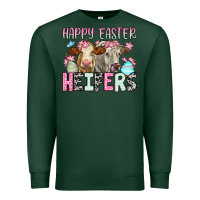 Sports Green Happy Easter Heifers Premium Sweatshirt - OliviaCreatesArt