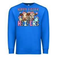 True Royal Happy Easter Heifers Premium Sweatshirt - OliviaCreatesArt
