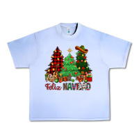 Grape Ice Feliz Navidad Urban Heavy Tee - NancyCooperArtShop