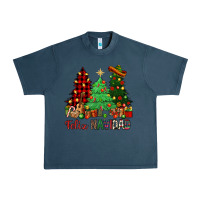 Midnight Navy Feliz Navidad Urban Heavy Tee - NancyCooperArtShop