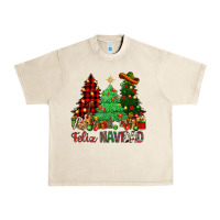 Sandshell Feliz Navidad Urban Heavy Tee - NancyCooperArtShop