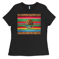 Black serape leopard mexican Ladies Tee - Jasminsmagicworld