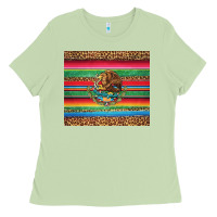 Matcha serape leopard mexican Ladies Tee - Jasminsmagicworld