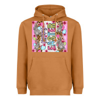 Meerkat Happy Easter bunnies eggs 20oz skinny tumbler Heavyweight Hoodie - OliviaCreatesArt