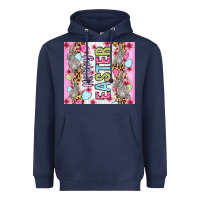 Navy Happy Easter bunnies eggs 20oz skinny tumbler Heavyweight Hoodie - OliviaCreatesArt