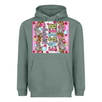 Sage Happy Easter bunnies eggs 20oz skinny tumbler Heavyweight Hoodie - OliviaCreatesArt