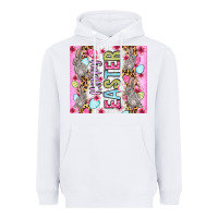 White Happy Easter bunnies eggs 20oz skinny tumbler Heavyweight Hoodie - OliviaCreatesArt