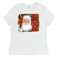 White christmas ho ho ho santa clause Ladies Tee - AdoDesignShop