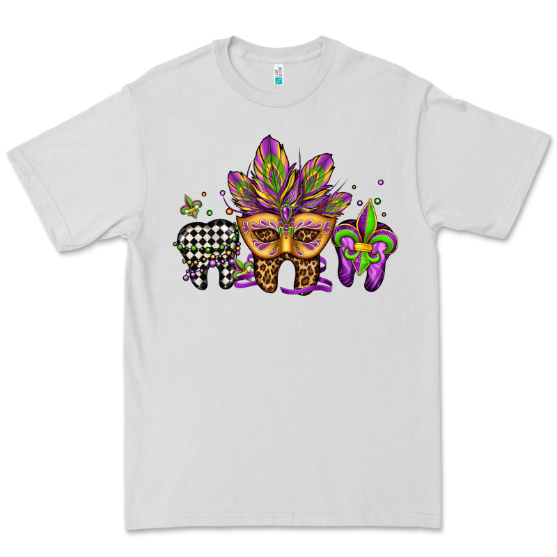 Mardi Gras Teeth Dental Assistant Premium Tee by Jasminsmagicworld | Teevron