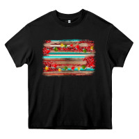 Black christmas background Heavy Core Tee - AdoDesignShop