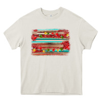 Cream christmas background Heavy Core Tee - AdoDesignShop
