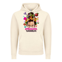 Vintage Artic preschool teacher life  messy bun Vintage Hoodie - NancyCooperArtShop