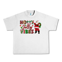 Lunar Rock Holly Jolly vibes Christmas with Santa Urban Heavy Tee - NancyCooperArtShop